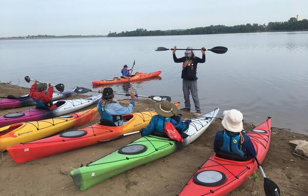 Kayaking on Ellis Bay: Lock thru to Rec Fest 